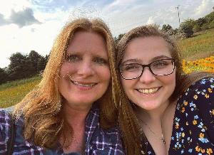Shannon with her daughter, Faith