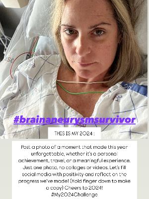 June 21, 2024 had a flow diverter stent placed for my brain aneurysm & was in the ICU at the University of Pennsylvania Hospital
